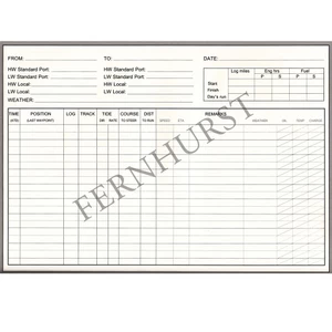 Fernhurst Logbook for Cruising Under Power 