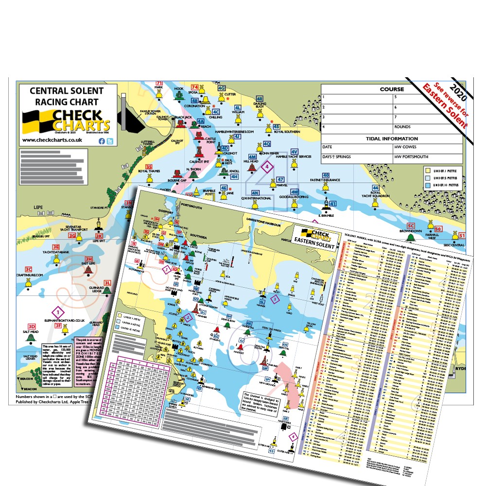 Checkchart - Central & Eastern Solent