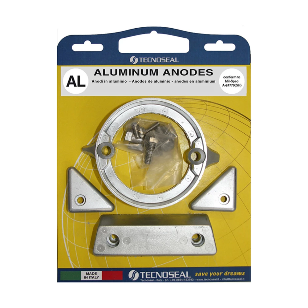 Tecnoseal Engine Anode Kit Aluminium - Volvo 290DP-C 