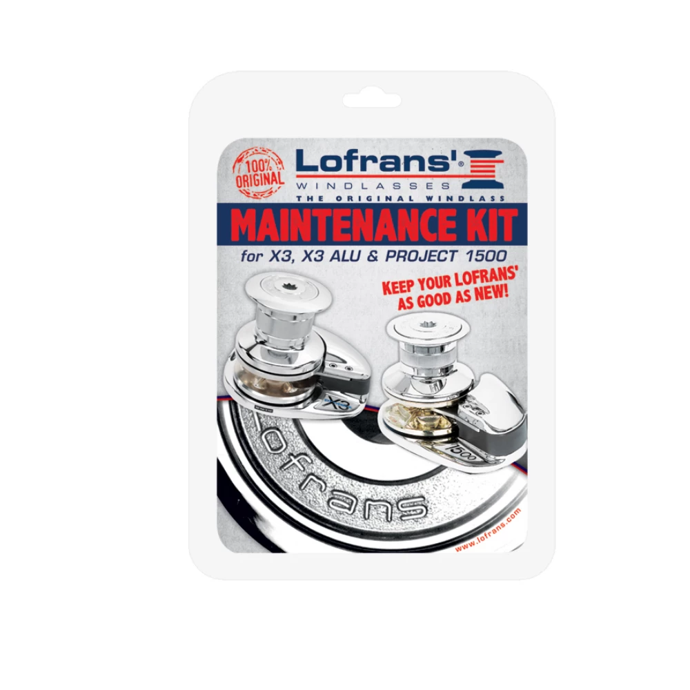 Windlass Maintenance Kit - X3 X3ALU Project 1500