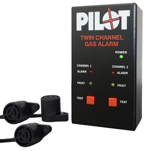 Pilot Carbon Monoxide & Twin LPG Sensor Gas Alarm System 