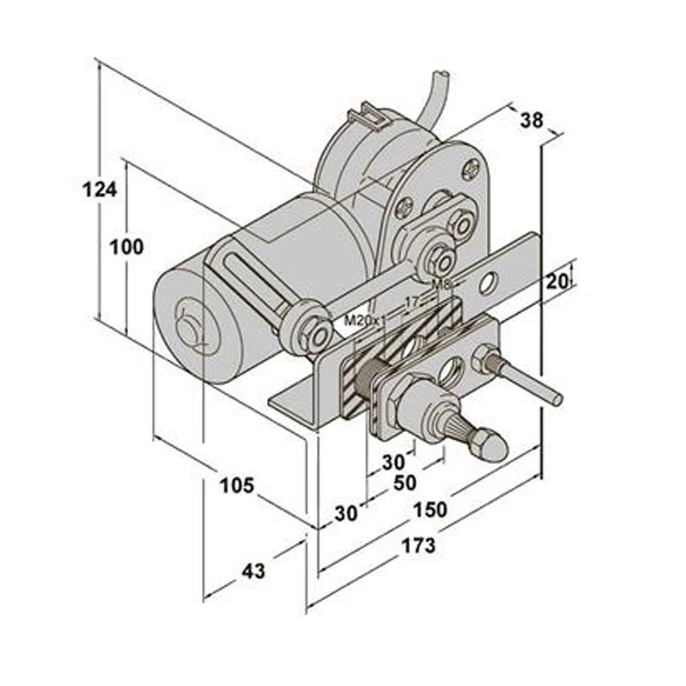 MD1 223BS Wiper Motor 24V