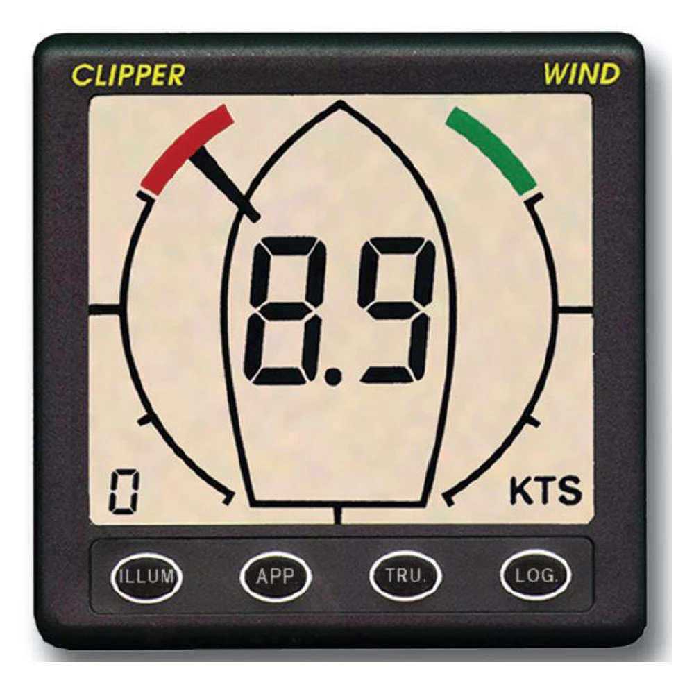 Clipper Tactical, True, Apparent Wind Display