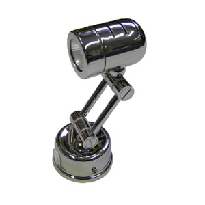 Force 4 Hinged Reading Light - Chrome