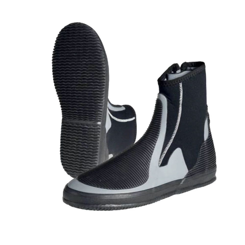 5mm Neoprene Zip Dinghy Boot  Black/Grey