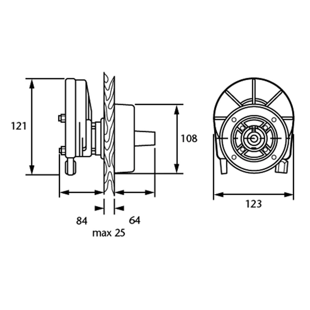 Light Duty Steering Helm SH8050
