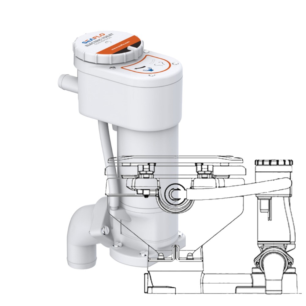 Electric Toilet Conversion Kit 12V 