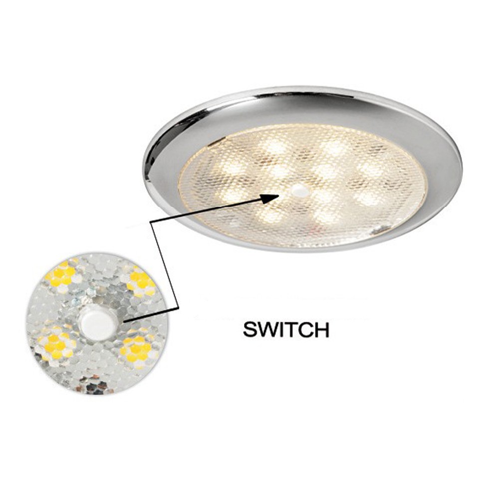 Stainless Steel Flush Mount LED Ceiling Light
