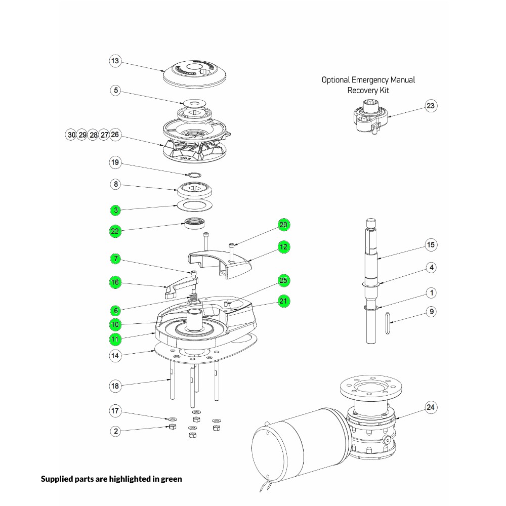 CPX Windlass Base Kit