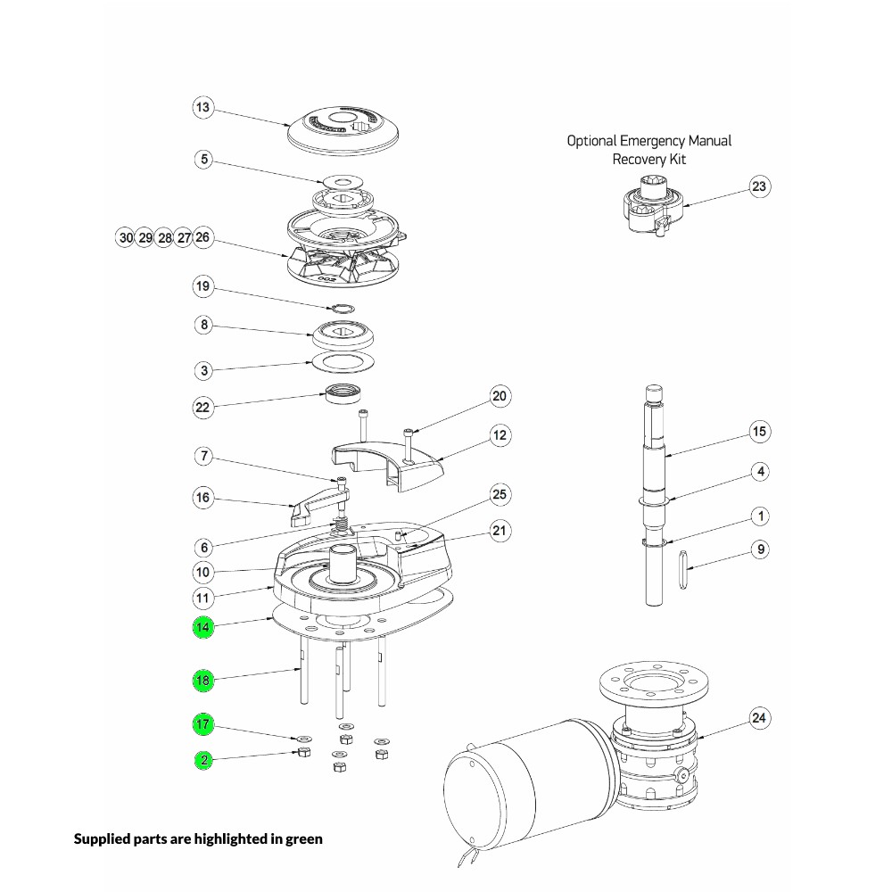CPX Windlass Mounting Kit