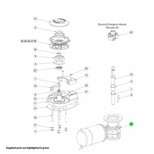 CPX Windlass 12V Motor Gearbox and Contactor