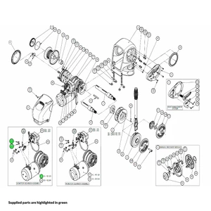 Lewmar H2 Windlass Motor-Gearbox Assembly 12V