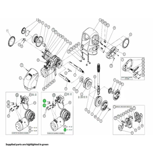 Lewmar H3 Windlass Motor-Gearbox Assembly 24V