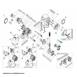 Lewmar H2-H3 Windlass Gypsy Cap and Clutch Nut Assembly STD