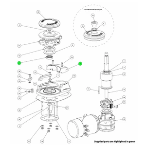 Lewmar V Series Windlass Chain Pipe Cover 