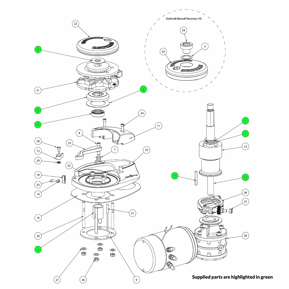 V1 Windlass Drive Kit