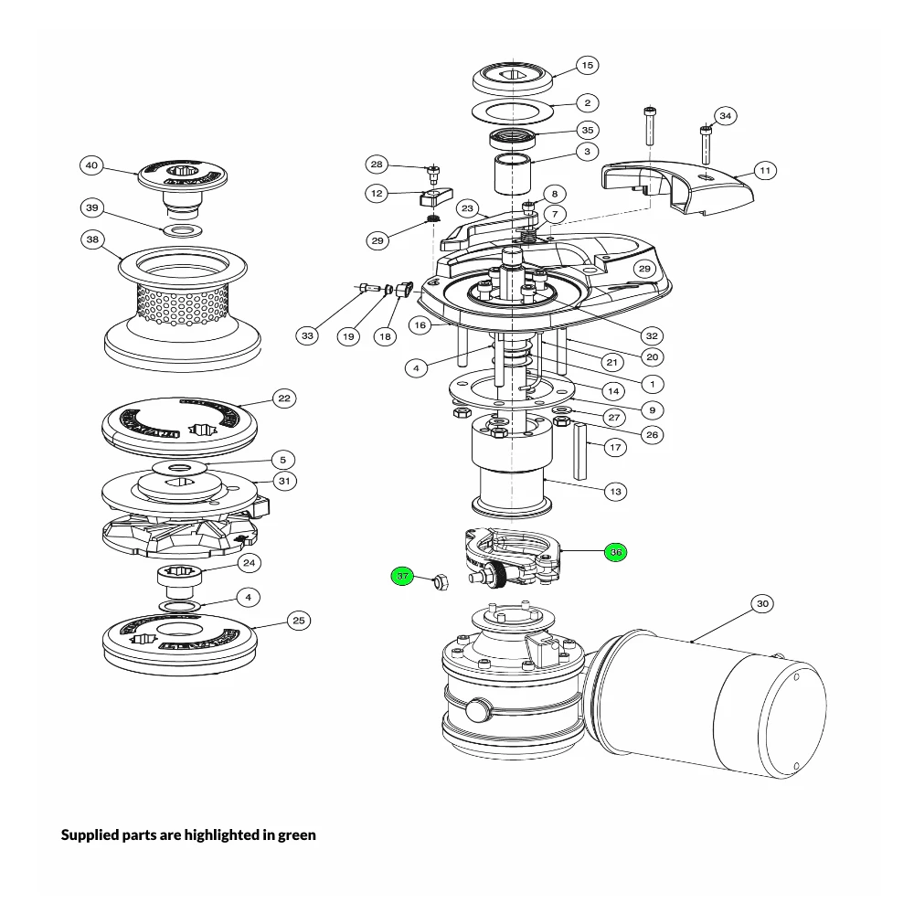 V Series Windlass Fast Fit Assembly