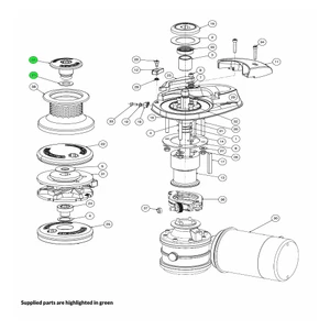 Lewmar V Series Windlass Drum Top Nut 