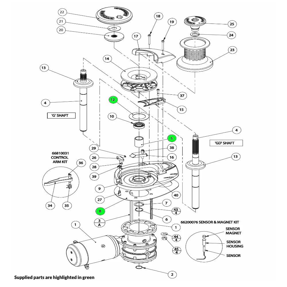 Lewmar V4-V5 Windlass Bearing-Seal