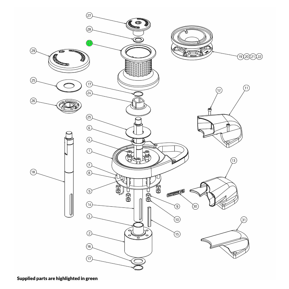 V6 Windlass Drum