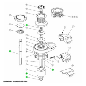 V6 Windlass Mainshaft Kit Gypsy Only