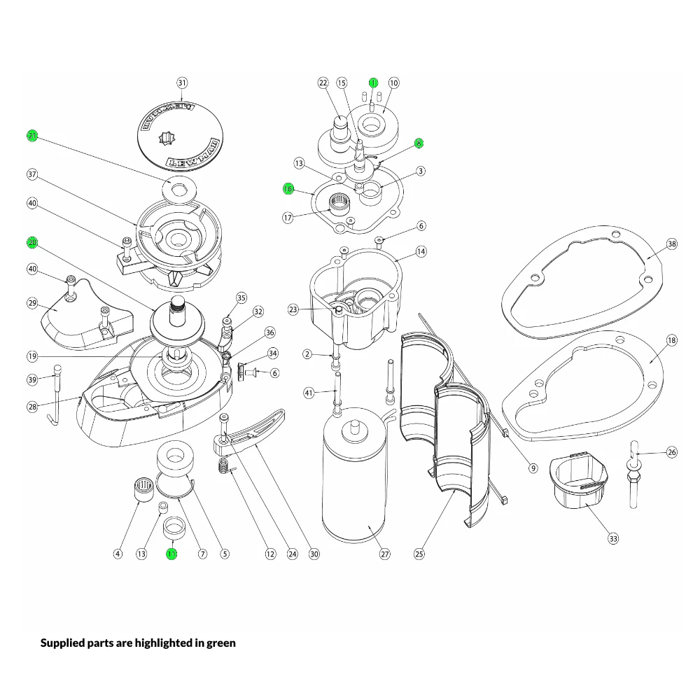 Lewmar V700 Windlass Driveshaft Kit