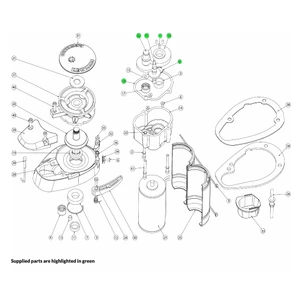 Lewmar V700 Windlass Gear Set