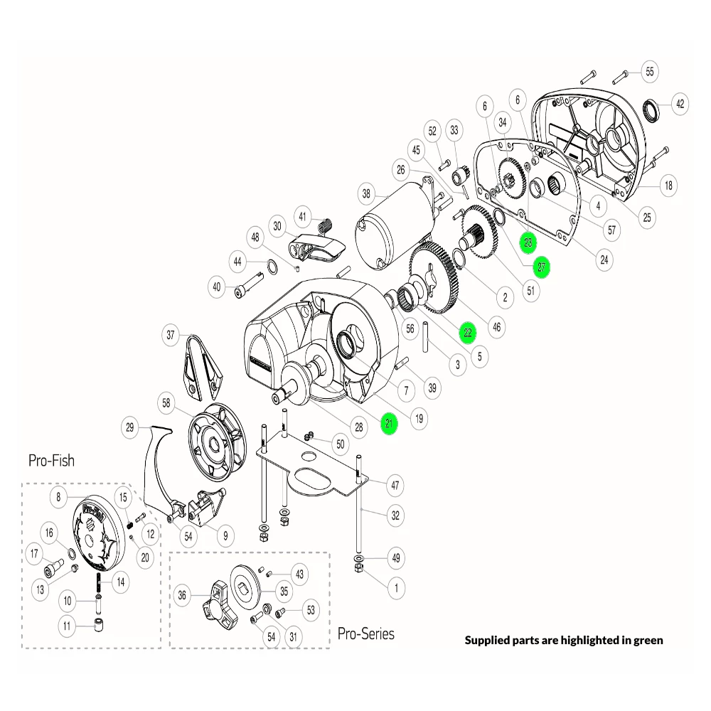 Pro-Series Windlass Washer Kit