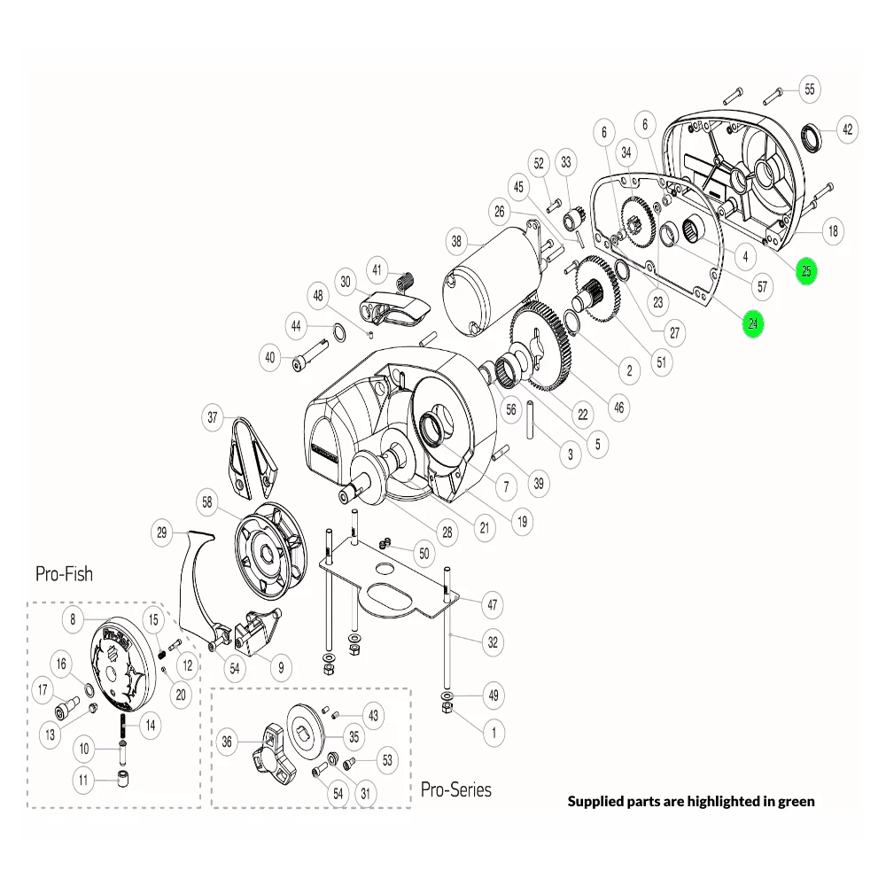 Lewmar Pro-Series Windlass Gasket Kit 
