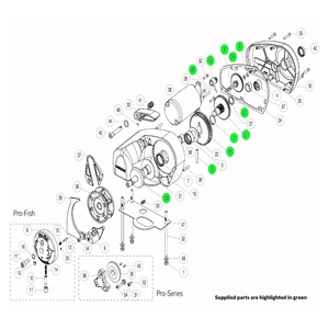 Lewmar Pro-Series Windlass Gears Shaft Kit