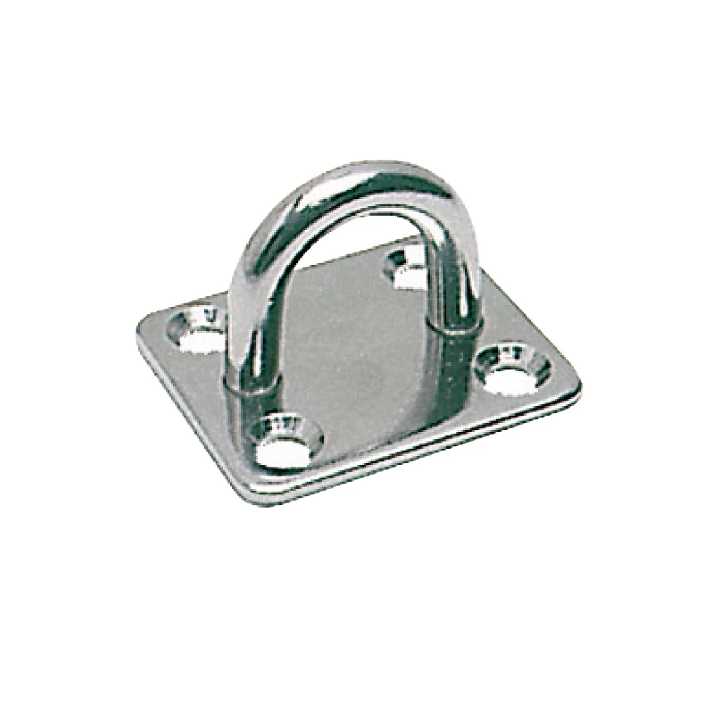 Force 4 Stainless Steel 6mm Eye Plate 35x40mm 