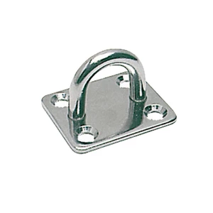 Force 4 Stainless Steel 6mm Eye Plate 35x40mm 