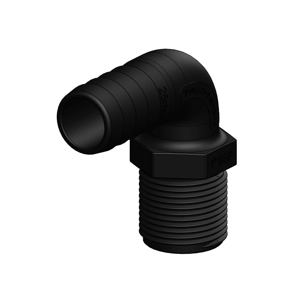 TruDesign Composite Hose Tail 90Deg Bend