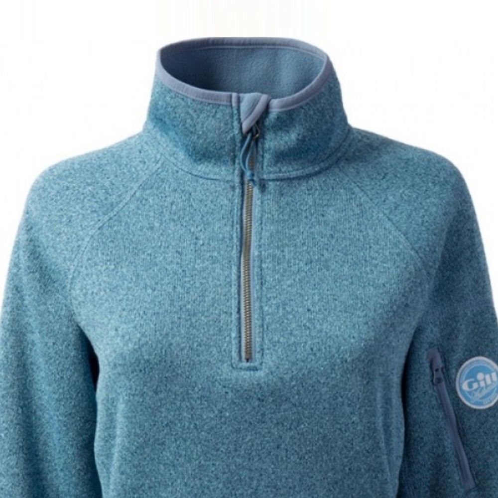 Women's Knit Fleece Blue Melange