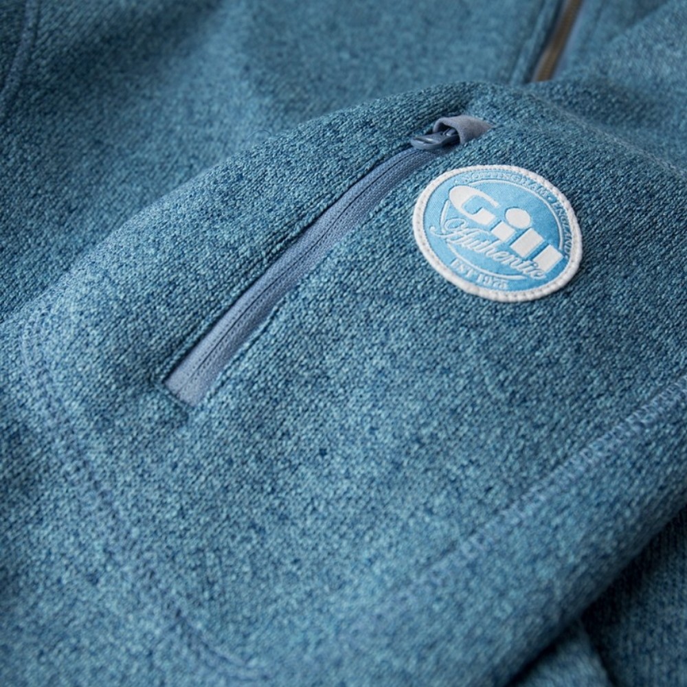 Women's Knit Fleece Blue Melange
