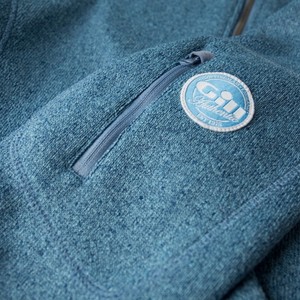 Women's Knit Fleece Blue Melange