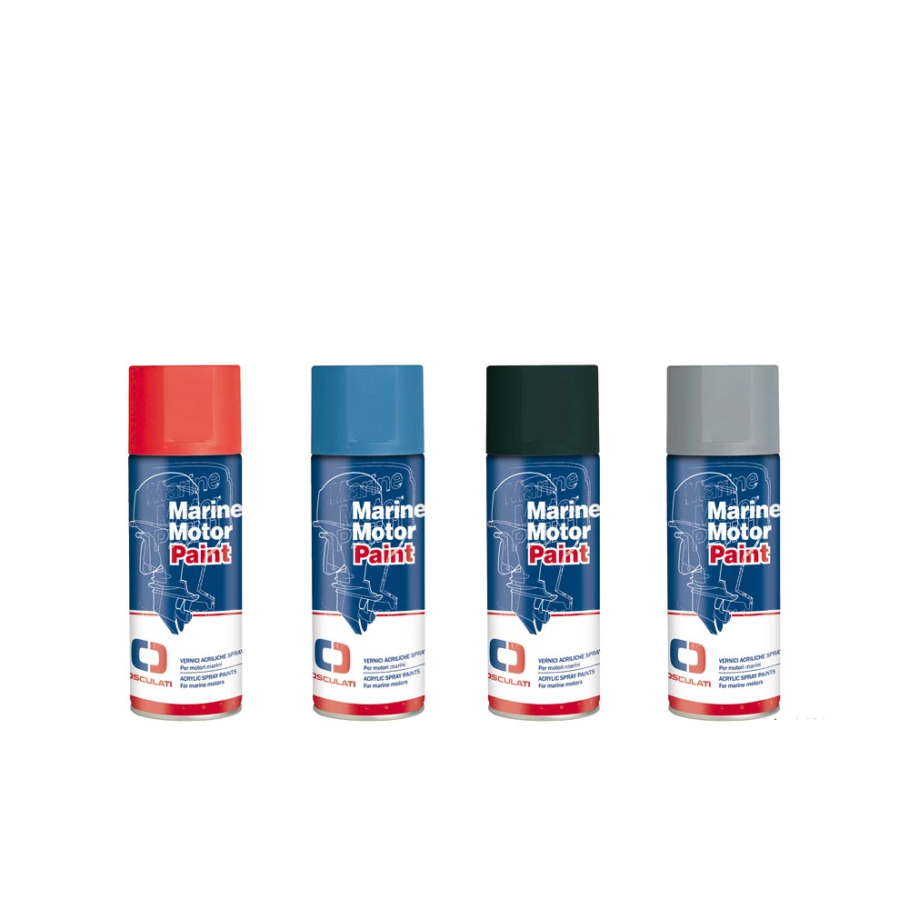 Force 4 Outboard Engine Spray Paint 400ml - Tohatsu Metallic Grey 