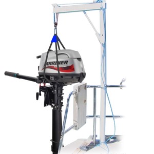 Stowable Outboard Engine Davit