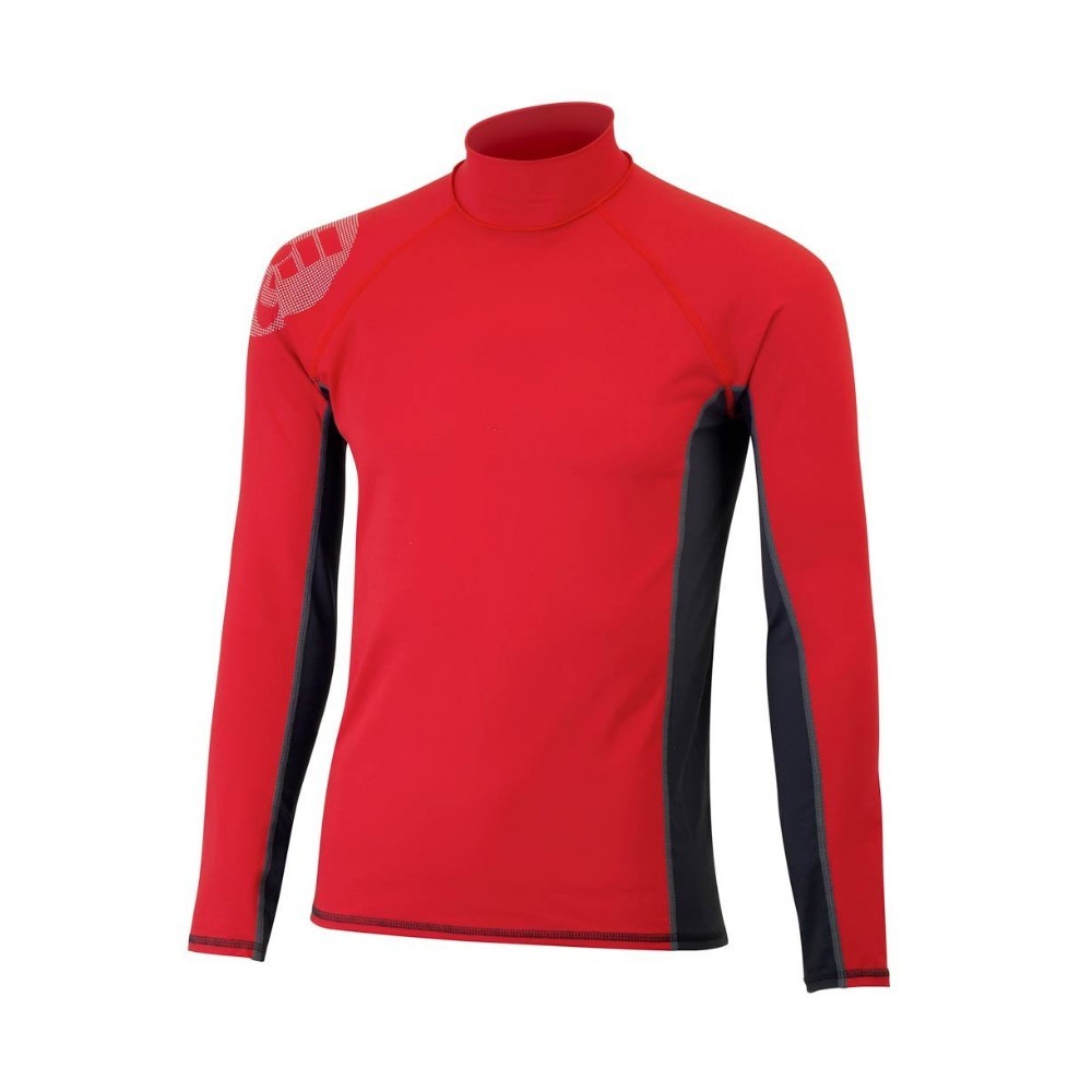 Junior Pro Rash Vest - Red - Long Sleeve - Medium