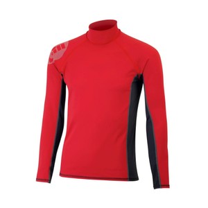 Junior Pro Rash Vest - Red - Long Sleeve - Medium