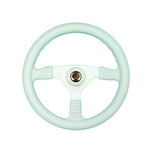 Sunbird Power Boat Steering Wheel White