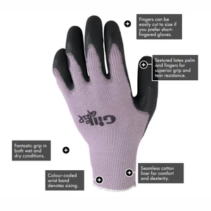 Gill Grip sailing Gloves - Purple 