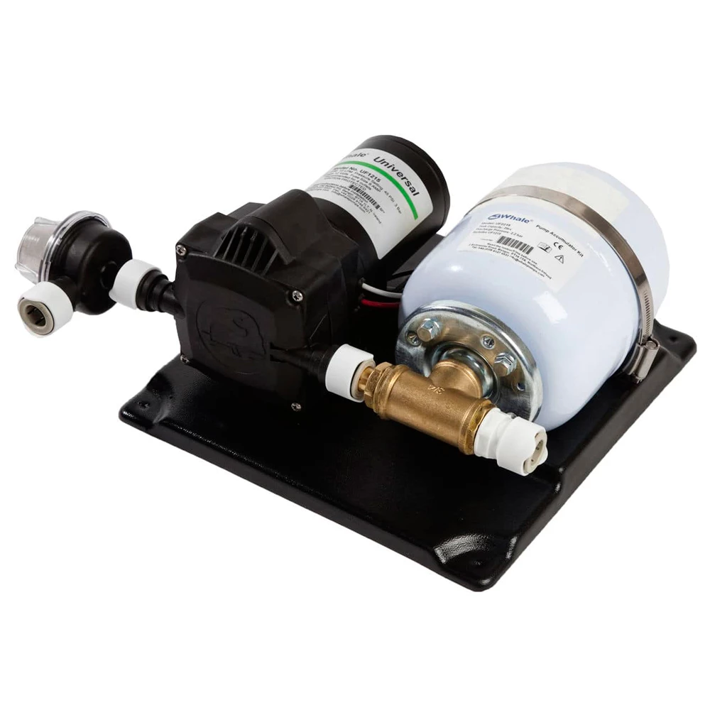 Whale Universal 12V 45psi Pump & 2Ltr Accumulator Tank Kit