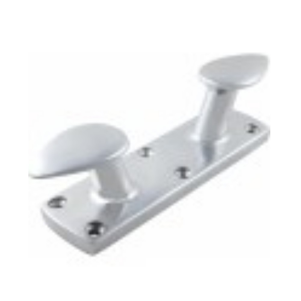 Aluminium Bollard Cleat Raked 200mm