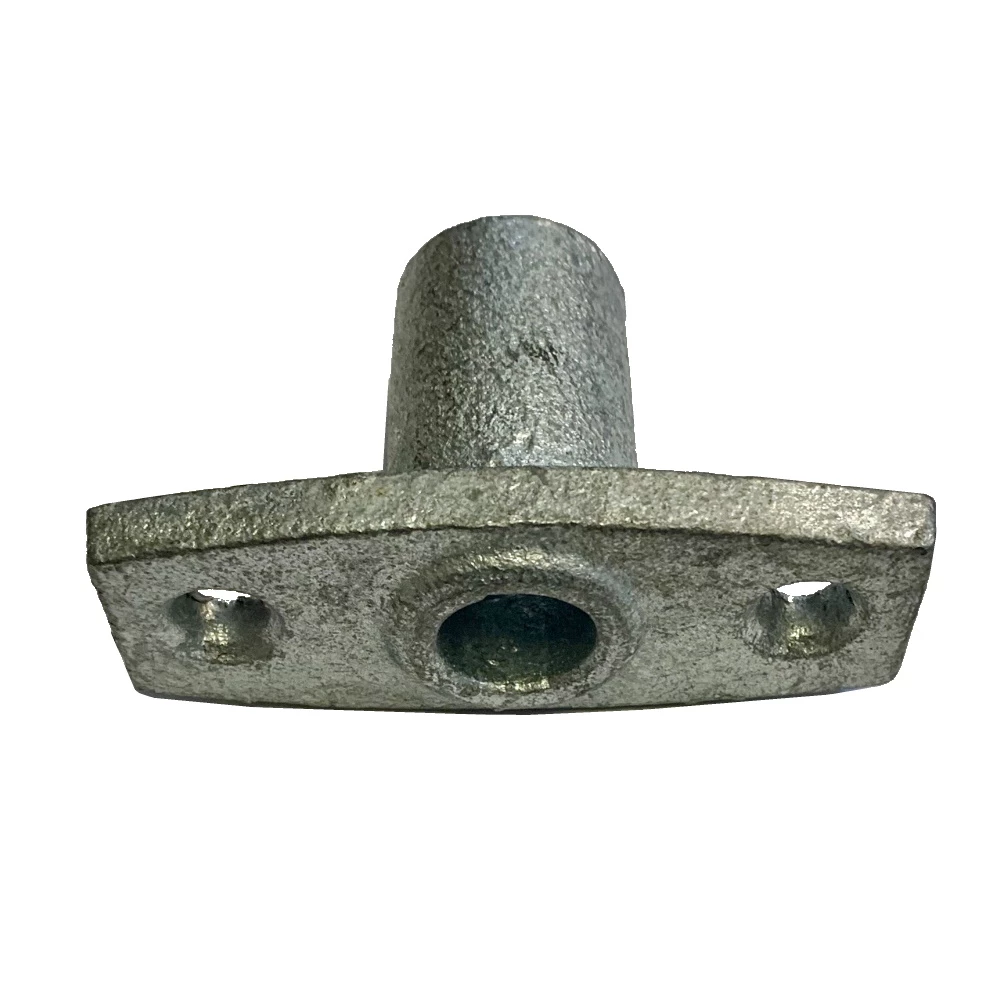 Waveline Top Mount Rowlock Socket - Galvanised 