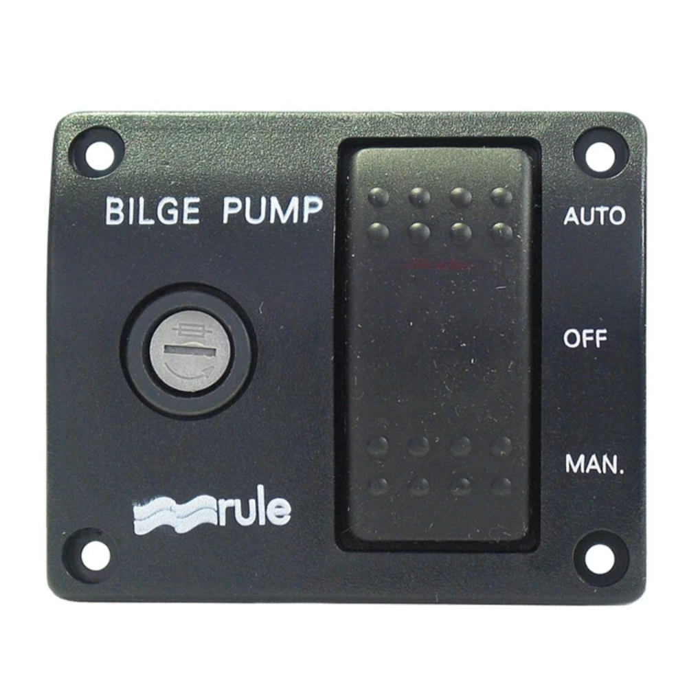 Rule Auto/Off/On Illuminated Rocker Bilge Switch 24v