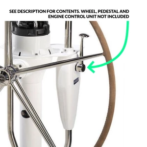 Lewmar Control Lever Button + Plunger Kit