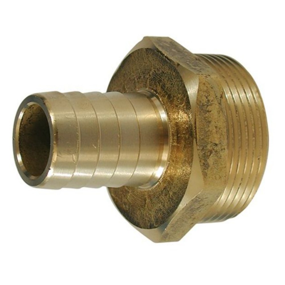 DZR CONNECTOR 1"BSPT - 1" HOSE