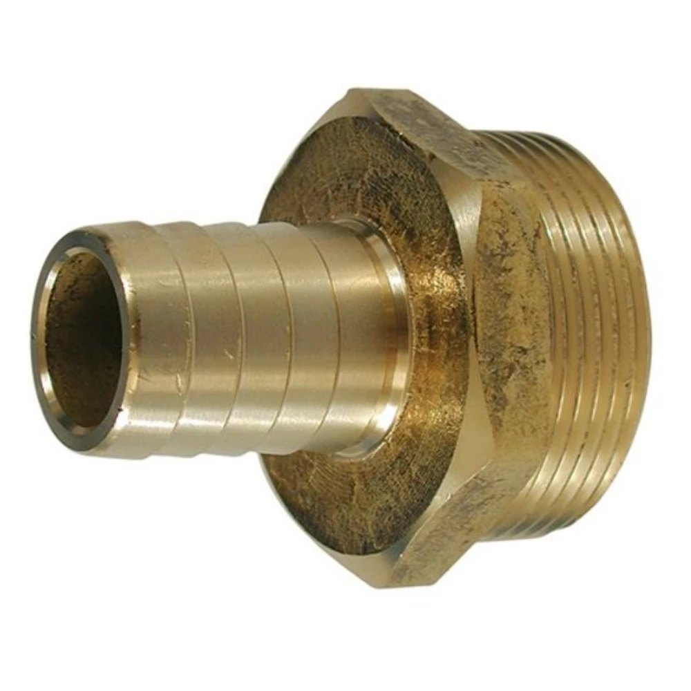 DZR CONNECTOR 1"BSPT - 1" HOSE