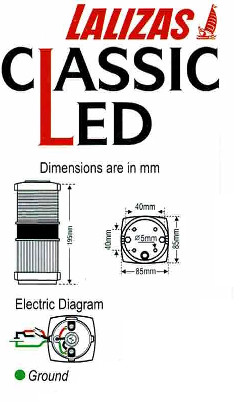 LED Tri-Colour/All-Round White Light